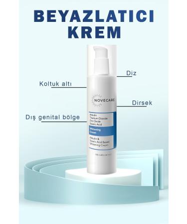 NOVECARE Skin Whitening Brightening Anti-Spot Cream with Glutathione Collagen Niacinamide & Kojic Acid 100ml - Buy Online on GoSupps.com