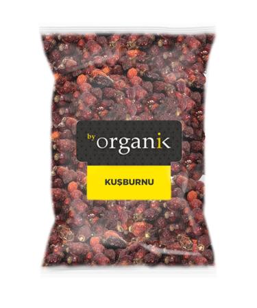 BY ORGANIC Dried Rosehip 1 Kg (Naturally Dried Sifted Additive-Free)