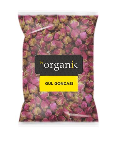 BY ORGANIC Bud Dried Rose 250 gr (Naturally Dried Sifted Additive-Free Scented)