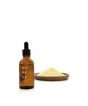Agreka Rice Bran Oil 50 ml / Cold Pressed / Skin Serum / Hair Serum