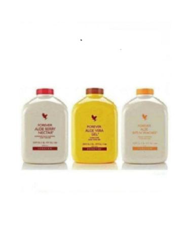 Forever Aloe Vera Gel 3 Pack 3 in 1 Aloe Vera Flavor