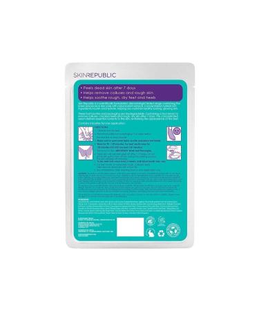 Skin Republic Peeling Effective Regenerating Foot Mask - Buy Online on GoSupps.com