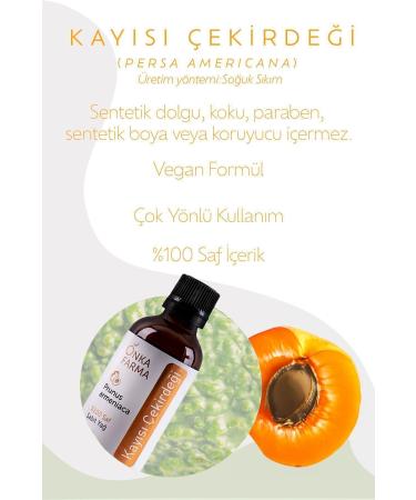 OnkaFarma Onka Farma Apricot Kernel Oil - Cold Pressed 0 Pure - 50 ml - Buy Online on GoSupps.com
