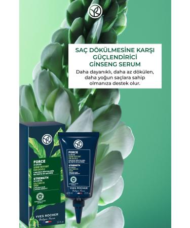 Yves Rocher Anti-Hair Loss (Anti-Chute) Strengthening Ginseng Serum - Vegan-75 ml - Buy Online on GoSupps.com