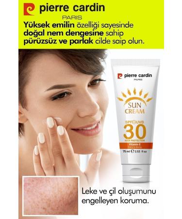 Pierre Cardin Spf 30 Anti-Spot High Protection Face Sun Cream 75 ml For Normal and Dry Skin - Buy Online on GoSupps.com