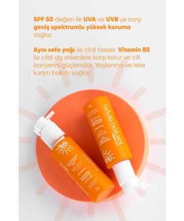 Bade Natural 50 SPF Sun Protection Face and Body Milk 100 ml - Buy Online on GoSupps.com