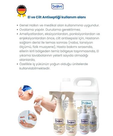 Bioxi Antiseptic and Disinfectant 500 ml | Effective Solution for Hocl-Based Wound Skin and Hand Care - Buy Online on GoSupps.com