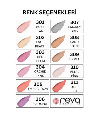REVA Vegan Cream Eyeshadow - No. 305 | Clean Ingredients Long-Lasting & Mono Cream Eyeshadow - Buy Online on GoSupps.com