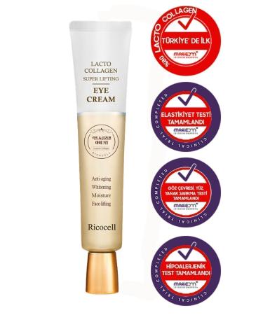RICOCELL Premium Eye Contour Cream with 80% French Collagen (large size)