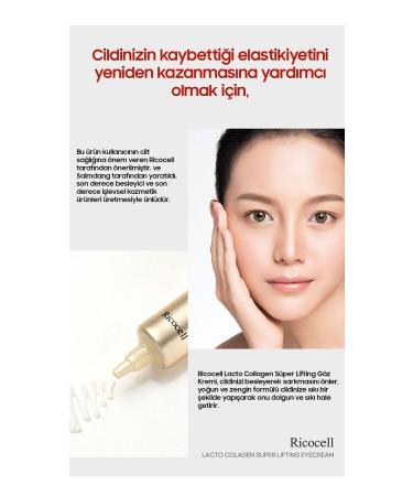 RICOCELL Premium Eye Contour Cream with 80% French Collagen (large size) - Buy Online on GoSupps.com