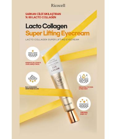 RICOCELL Premium Eye Contour Cream with 80% French Collagen (large size) - Buy Online on GoSupps.com