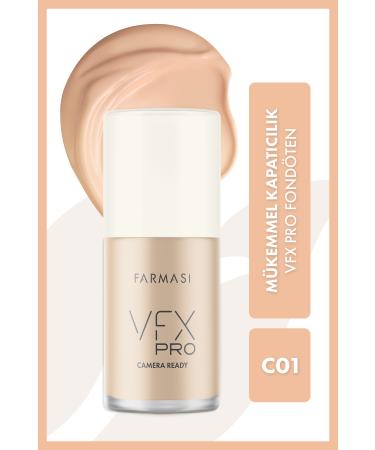 Farmasi Vfx Pro Camera Ready Foundation C01 30 Ml
