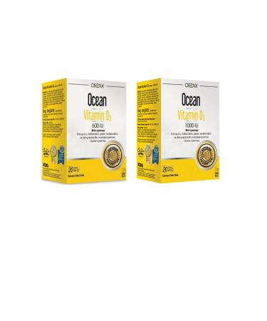 Ocean Vitamin D3 1000 IU 20 ML SPRAY X2