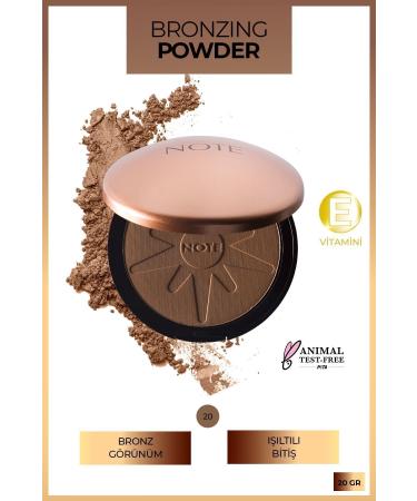 Note Cosmetics Bronzing Powder Bronzing Powder - 20 Dark Beige