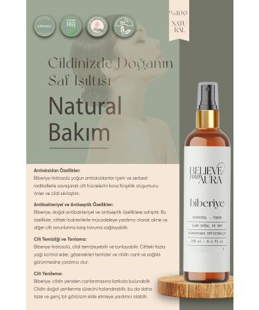 Believe Your Aura Rosemary Water Skin and Hair Care Tonic 0 Pure and Natural Revitalizing Balancing Tonic - 250 ml - Buy Online on GoSupps.com