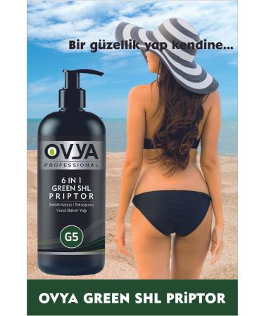 ovya Anti Cellulite G5 Massage Oil Green Shl Priptor 1000ml - Buy Online on GoSupps.com