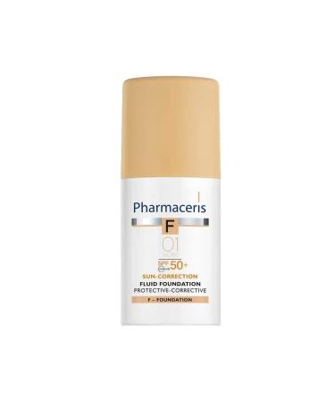 Pharmaceris F Spf 50+ Ivory Protective Corrective Liquid Foundation Sunscreen Cream 30 ml