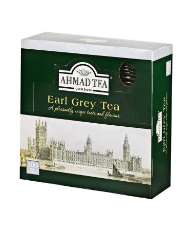 Ahmad Tea Earl Grey Tea Bergamot 100 Foil Envelope Tea Bag