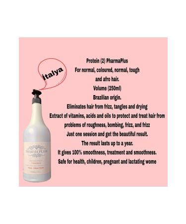 pharmaplass Pharma Plass Protein (2). Normal Colored Hard and Hair Protein 1000ml - Buy Online on GoSupps.com