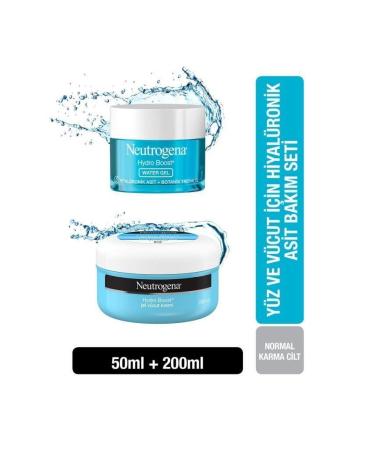 Neutrogena Hydro Boost Water Gel Moisturizer 50 ml Hydro Boost Gel Body Cream 200 ml