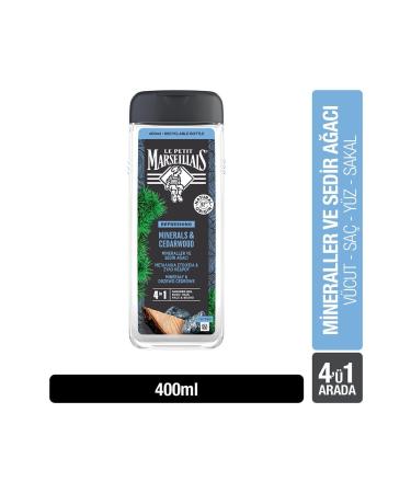 Le Petit Marseillais Men Minerals & Cedarwood Shower Gel 400 ml