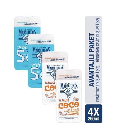 Le Petit Marseillais Lpm Bonheur Series Sea Salt Shower Gel 250 Ml