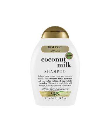 OGX Nourishing Coconut Milk Sulfate-Free Shampoo 385 Ml X2+serum 100 Ml - Buy Online on GoSupps.com