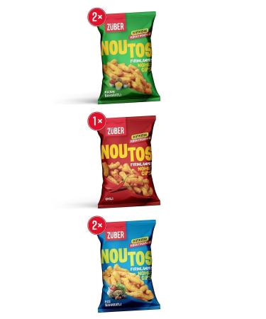 Z ber Noutos Chickpea Chips Introduction Pack 55g x 5 pieces - Buy Online on GoSupps.com