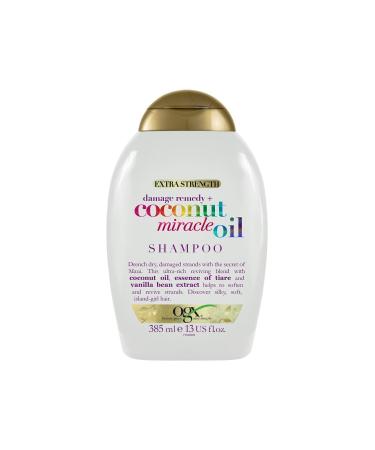 OGX Anti-Fray Coconut Miracle Oil Sulfate-Free Shampoo 385 ml x2 - Buy Online on GoSupps.com