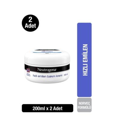 Neutrogena Norwegian Formula Fast Absorbing Care Cream 200 ml x 2 pieces