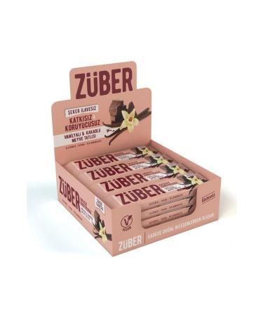 Z ber Fruit Bar Vanilla and Cocoa - 40 Gr X 12 Pieces - Buy Online on GoSupps.com