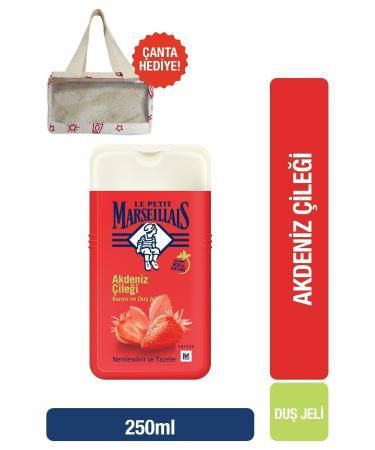 Le Petit Marseillais Mediterranean Strawberry Shower Gel 250 ml + Gift Bag