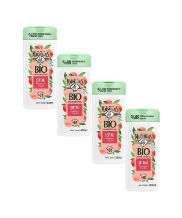 Le Petit Marseillais Bio Organic Certified Peach Shower Gel X4 - Buy Online on GoSupps.com