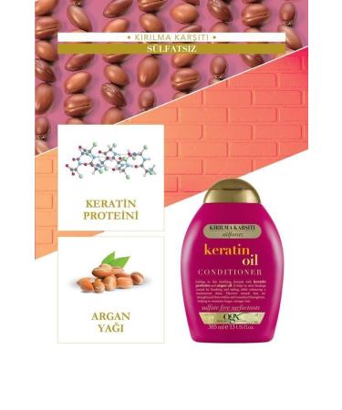 OGX Anti-Breakage Keratin Oil Sulfate-Free Hair Care Cream 385 ml X2 - Buy Online on GoSupps.com