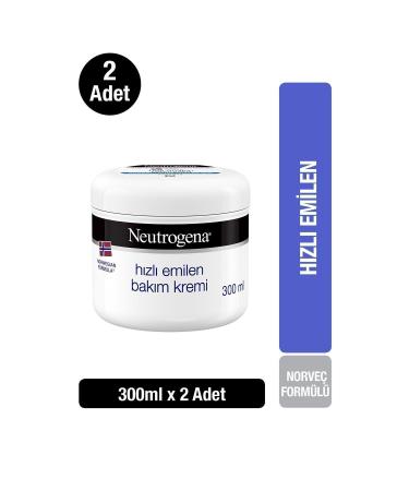 Neutrogena Norwegian Formula Fast Absorbing Care Cream 300 ml X2