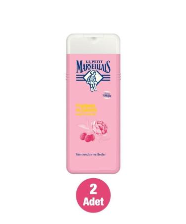 Le Petit Marseillais Raspberry and Peony Shower Gel 400 ml X 2 Pcs
