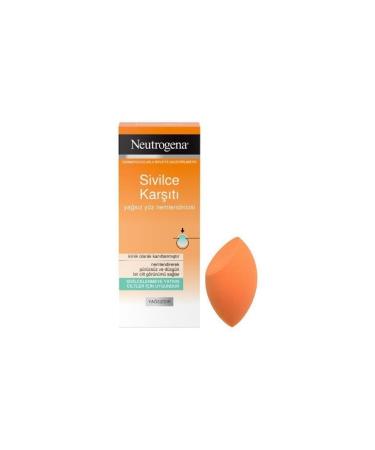 Neutrogena Anti-Acne Moisturizer 50 ml + Makeup Sponge Gift - Buy Online on GoSupps.com