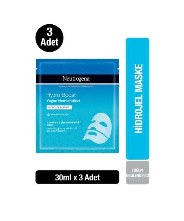 Neutrogena Hydro Boost Intensive Hydrating Hydrogel Mask X 3 Pieces