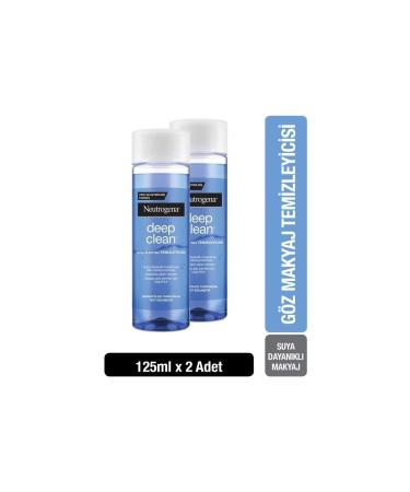 Neutrogena Deep Clean Eye Makeup Remover 125 Ml X 2 Pieces