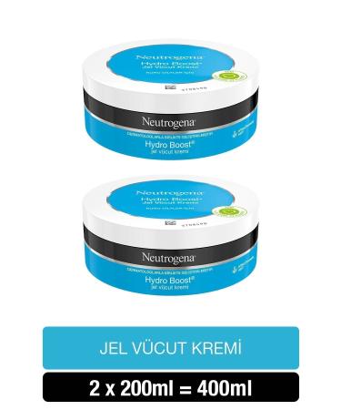 Neutrogena Hydro Boost Gel Body Cream 200 ml X 2 Pieces