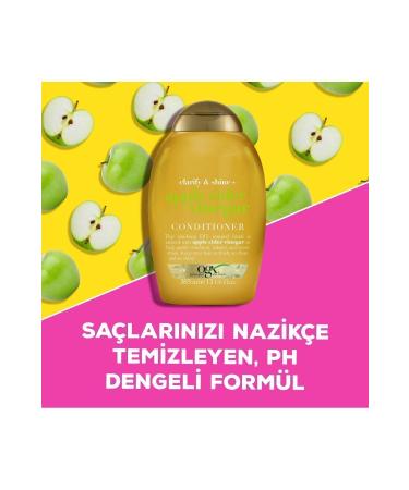 OGX Glowing Apple Cider Vinegar Hair Care Conditioner 385 ml - Buy Online on GoSupps.com