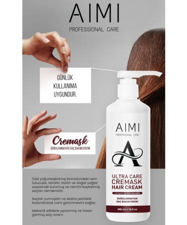AIMI COSMETIC Aimi Cremask Ultra Care Leave-In Repairing Hair Care Cream 500ml - Buy Online on GoSupps.com