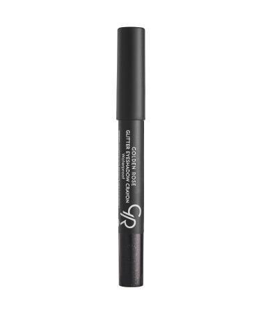 Golden Rose Glitter Eyeshadow Crayon Waterproof No: 51 Shiny Black - Glitter Pencil Eyeshadow - 8691190815516 - Buy Online on GoSupps.com