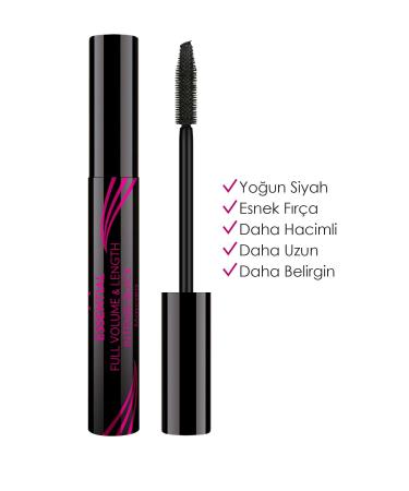 Golden Rose Essential Full Volume & Lenght Mascara - Intense Black - Volumizing Mascara - 8691190070595