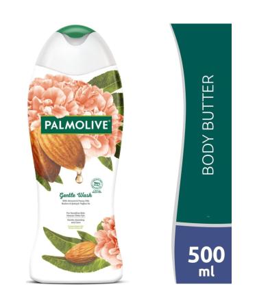 Palmolive Shower Gel Body Gentle Wash Almond 500 Ml