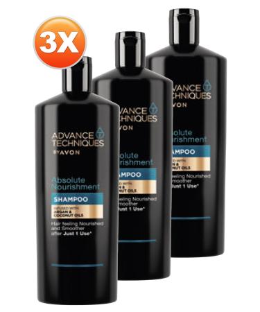 Avon Argan and Coconut Oil Nourishing Shampoo 700 Ml. Triple Set - Buy Online on GoSupps.com