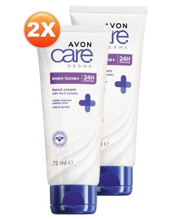 Avon Care Derma Even Tone Skin Tone Whitening Hand Cream 75 Ml. Set of Two - Buy Online on GoSupps.com