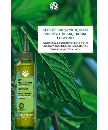 Yves Rocher Anti-Dandruff (Anti-Pelliculaire) Soothing Prebiotic Hair Care Lotion - Vegan-150 Ml - Buy Online on GoSupps.com