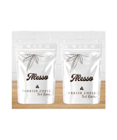 ALESSO COFFEE Turkish Coffee Double Roasted 250gr X 4