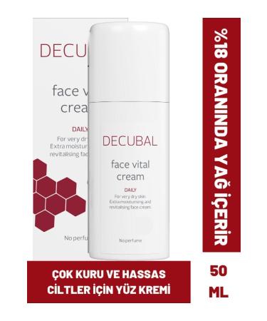 Decubal Face Vital Extra Nourishing Cream for Dry and Sensitive Skin 50 ml - Buy Online on GoSupps.com